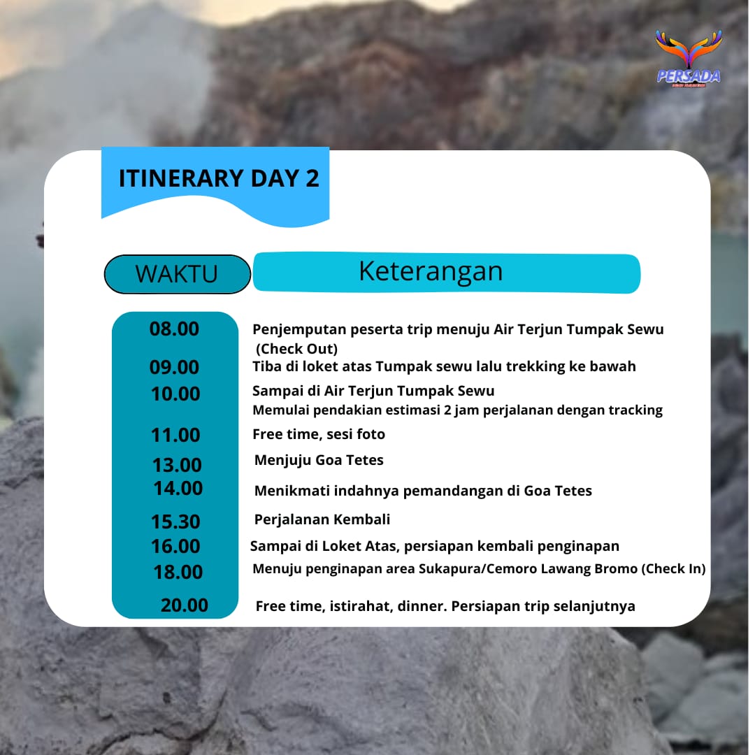 3D2N : Kawah Ijen, Tumpak Sewu & Bromo - Image 4