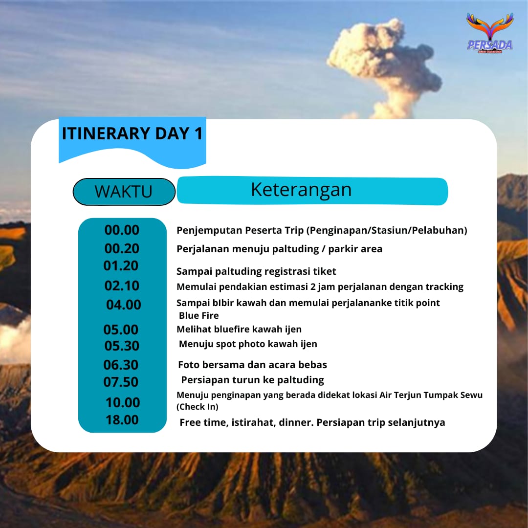 3D2N : Kawah Ijen, Tumpak Sewu & Bromo - Image 3