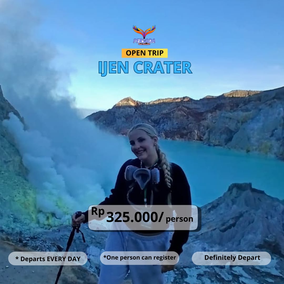 Open Trip: Ijen Crater For Foreign Tourists